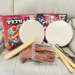 15時間限定出品 太鼓の達人 プレステ2 タタコン ２個セット PS2 ソフト無