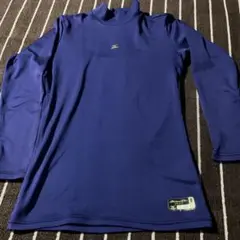 プロ小深田選手使用・Mizuno ハイネックアンダーシャツ サイズ0 ネイビー