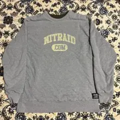 nitraid リバーシブルトレーナー 90s