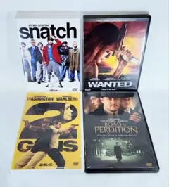 「洋画DVD ドラマ アクション 4本セット」