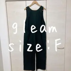 gleam グリーム　新品　未使用　タグ付き　F 黒　ブラック　オールインワン