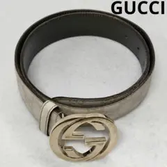 ACK10 グッチ グッチシマ インターロッキングGベルト ゴールド金具