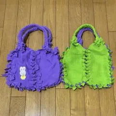 【未使用】ハンドメイド　フェルトバッグ　2点セット