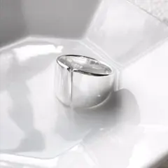 スラッシュ open ring シルバーリング