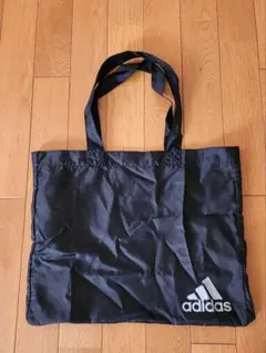adidas 黒 エコバッグ