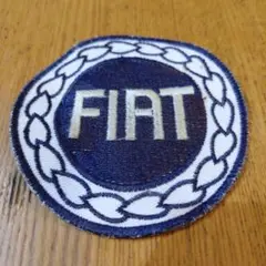 【値下げ☆】FIAT 刺繍ロゴパッチ ネイビー