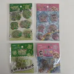 平成レトロ　おはじきシール　シールフレーク　カプセルシール