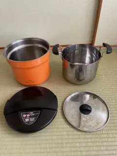 サーモス シャトルシェフ オレンジ 真空保温調理器 4.3L