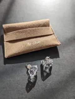 トーカティブ ハーキマーダイヤモンド スタッドピアス