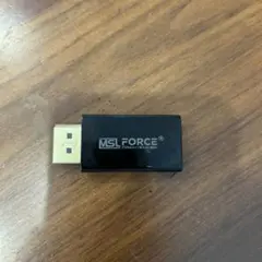 MSL FORCE 4K USB DisplayPortコネクタ