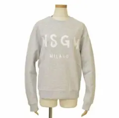 【新品】MSGM ロゴ スウェットトレーナー グレー