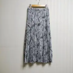 【新品タグ付き】レプシィム　パイソン柄プリーツロングスカート　F