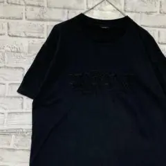 USA製90sヴィンテージTシャツ！シングルステッチ　ブラック半袖古着L728