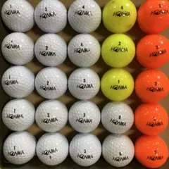値下げ！素人が集めたゴルフロストボール25球HONMA & D1