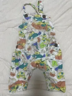 オーシャンアンドグラウンド　総柄オーバーオール