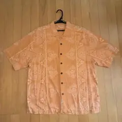 Boundary bay アロハシャツ　オレンジ