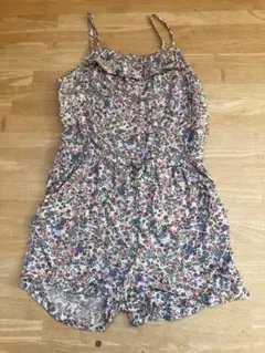 H&M 花柄サロペット 6-7Y