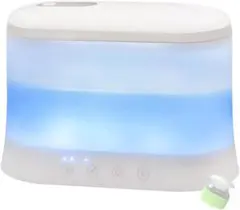 ★ 加湿器 卓上加湿器 1.8L 7色ライト 空焚き防止 乾燥対策 水漏れ防止