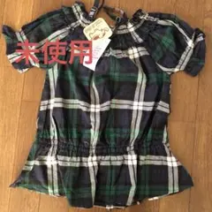 インド綿　肩出しカットソー　130【未使用】