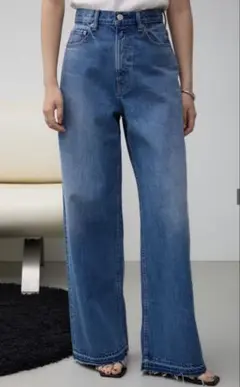 AZUL DENIM ダメージスーパーワイド