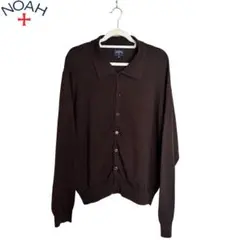 NOAH NYC Buttou-up Cardigan 23SS BROWN L