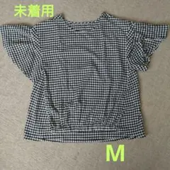 ハーモニカ　【未着用】　ブラウス　半袖　M