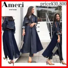 Ameri VINTAGE✨デニムTRENCH COAT 超美品 完売品