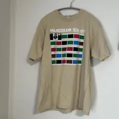 FUJIFILM フィルムデザイン Tシャツ ベージュ