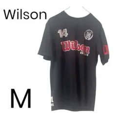 【タグ付！】Wilson Tシャツ Mサイズ ブラック ウィルソン