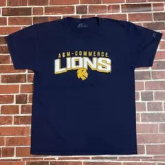 《ビッグプリント》ラッセルカレッジTシャツテキサスA&M大学Lions チームT
