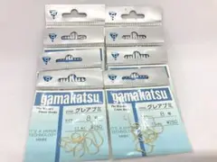 がまかつ Gamakatsu グレアブミ 8号 11本入 まとめて8袋 仕掛け