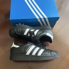 【美品】adidas スーパースター2 ブラック 26.5cm