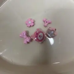 合金　ビーズ　ピンク　ロッツォセット