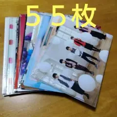 ジャンク品　Ａ−４クリアファイル まとめ売り 大量５５枚