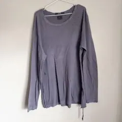 スビ KSUBI ダメージ加工 クルーネック 長袖シャツ