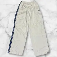 子供服 FILA ロングパンツ ホワイト 長ズボン 160サイズ