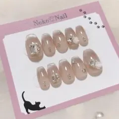 ネイルチップ 現品 マグネットネイル ワンホン バラ