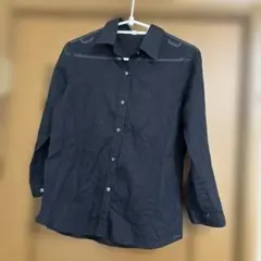 黒い長袖シャツ Sサイズ