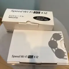 SpeedWi-Fi 5G X12 本体　専用クレードル付き