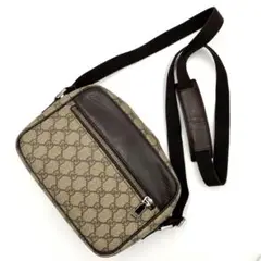 【GUCCI】ショルダーバッグ PVC GGスプリーム ブラウン