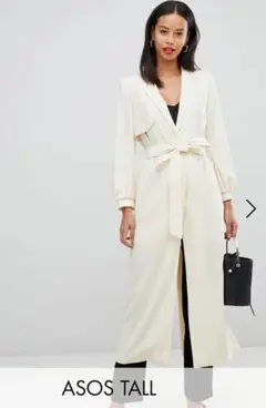 ASOS DESIGN トール クレープ ダスター マック