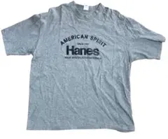 90s vintage Hanes USA製 フロントロゴ tシャツ