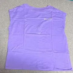 Champion パープル ノースリーブ Tシャツ Lサイズ