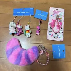 【新品未使用】ディズニー 不思議の国のアリス ストラップセット ❷