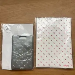 FDA オリジナルバックタグ　とブックカバー 搭乗お誕生日ノベルティ２点セット