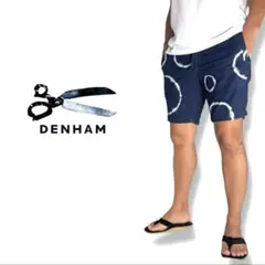 DENHAM｜インディゴ染め"CARLTON SHORT"サマーコットンショーツ