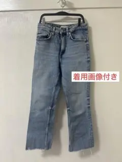 ZARA ストレートデニム ライトブルー EUR34