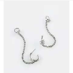 シャネル ピアス 2022 新作 シルバー 美品 ロングピアス CHANEL
