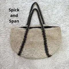 Spick&Span☆スピック&スパンで購入 ハンドルカゴバッグ 巾着 チェック Spick&Span☆スピック&スパンで購入 ハンドルカゴバッグ 巾着
