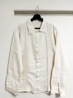 ギリシャシャツ　シャツ　ベージュ　XL